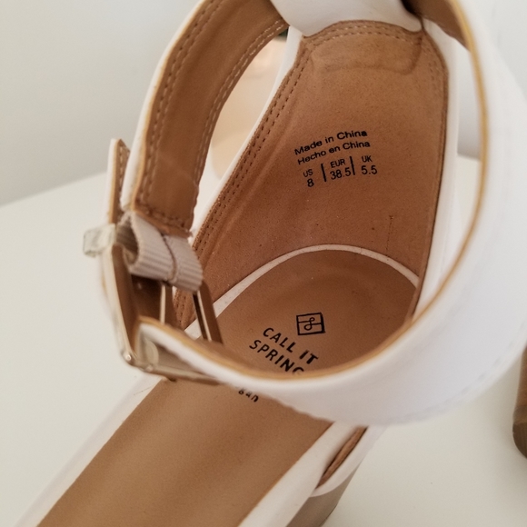 White wedge sandal - Picture 5 of 5